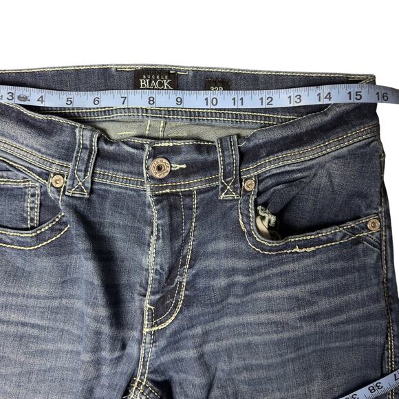 Buckle Black Fit No 9 Bootcut Jeans Men 32 Blue Denim Cotton Stretch Medium Wash - Picture 8 of 8